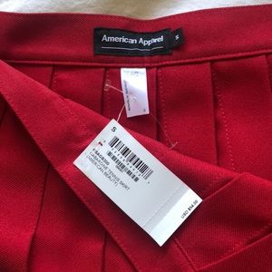 red american apparel tennis skirt